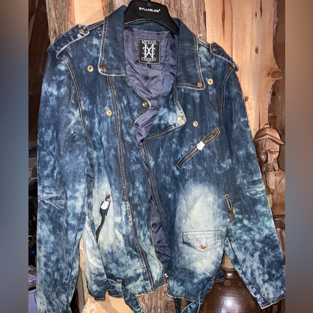 Michael Cherry jean jacket